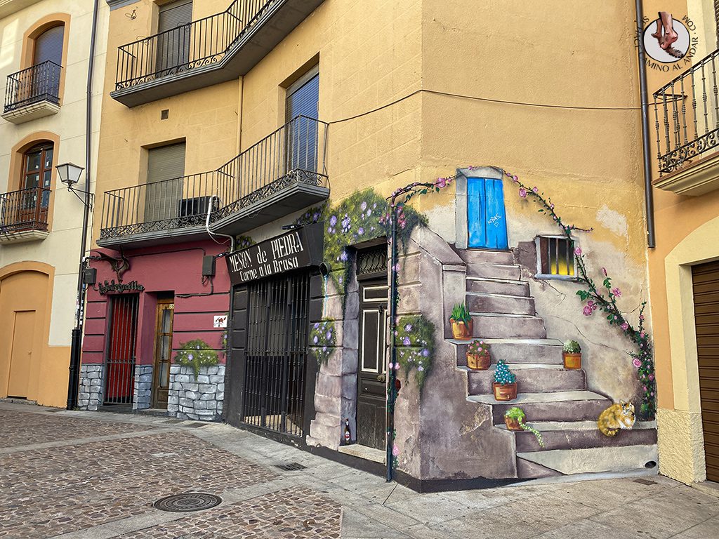 Arte urbano Zamora escalera Herreros