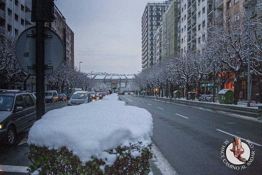 Avenida Madrid nieve