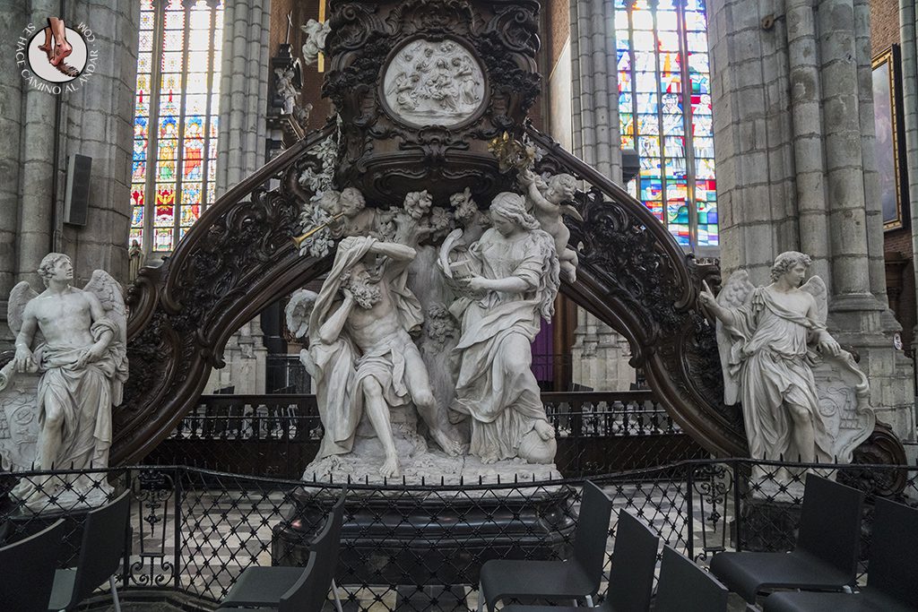 Gante catedral san bavon escultura marmol