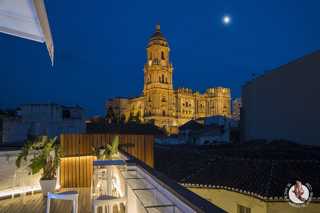 Miradores de Málaga Chinitas urban hostel nocturno