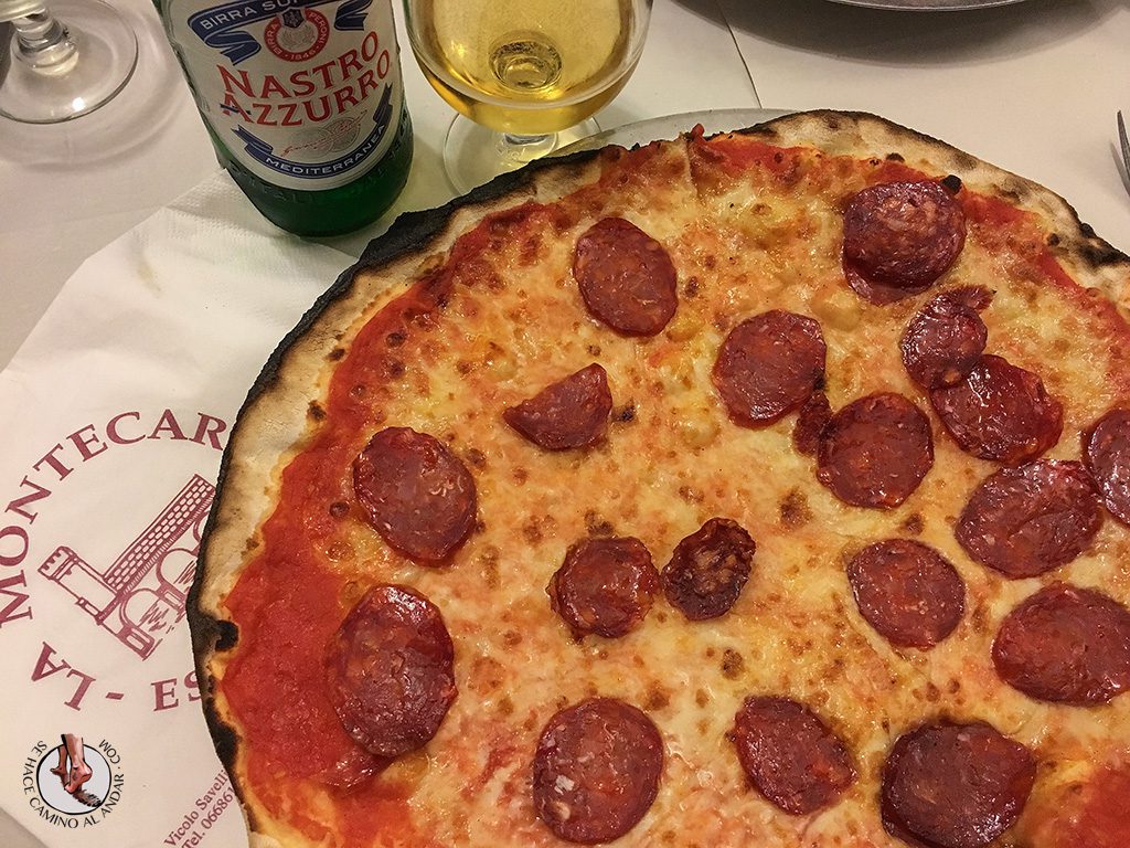 Montecarlo pizza salami Roma