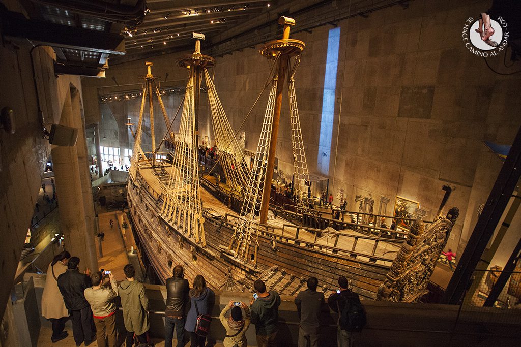 Museo Vasa, con el galeón naufragado del siglo XVII