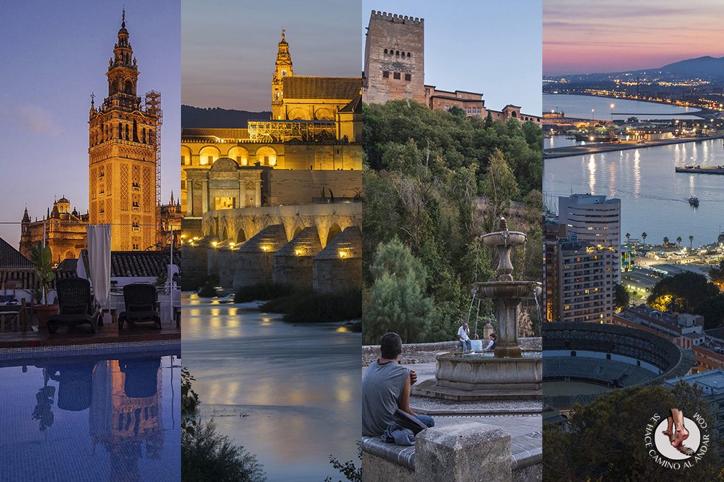 Organizar un viaje a Sevilla, Córdoba, Granada y Málaga