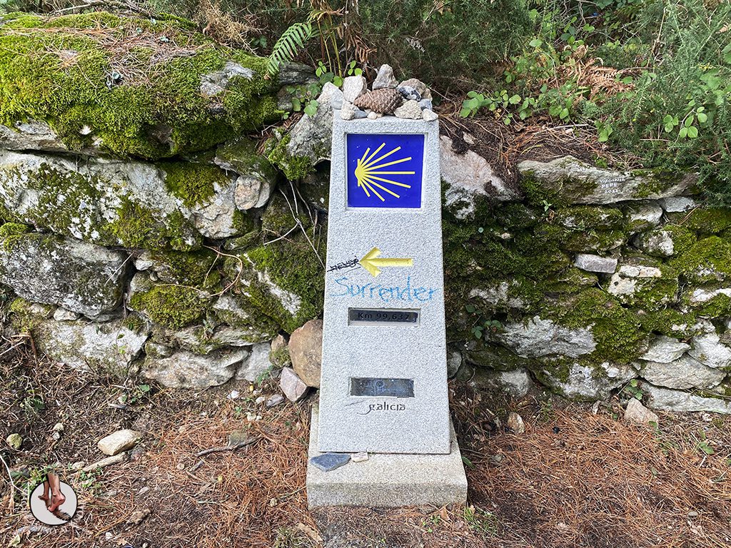 Sarria-Portomarin senales 99,637km