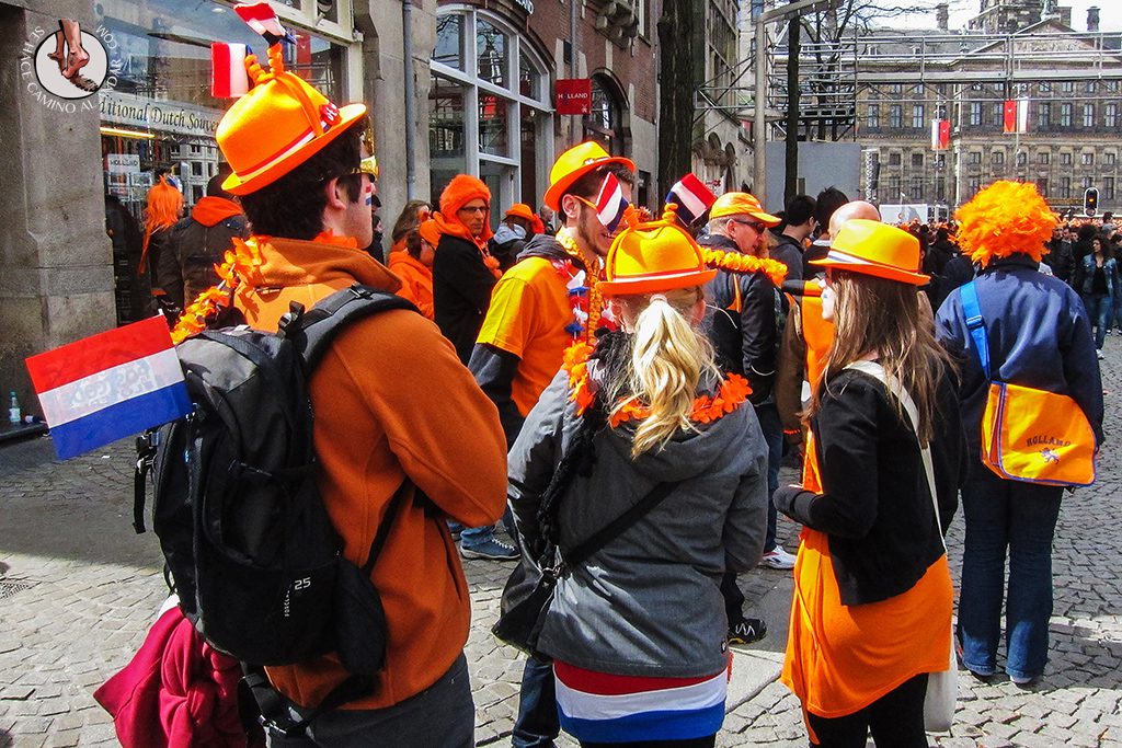 Souvenir naranja Amsterdam