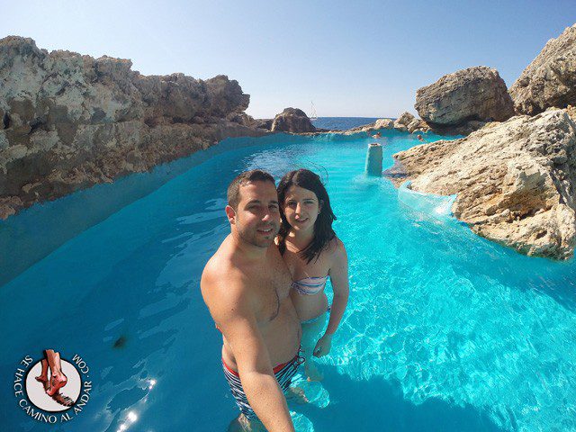 Una piscina natural escondida entre las rocas de Mallorca 3