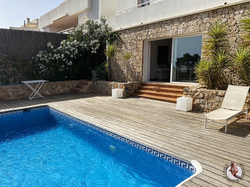 Villa con piscina en Ibiza exterior