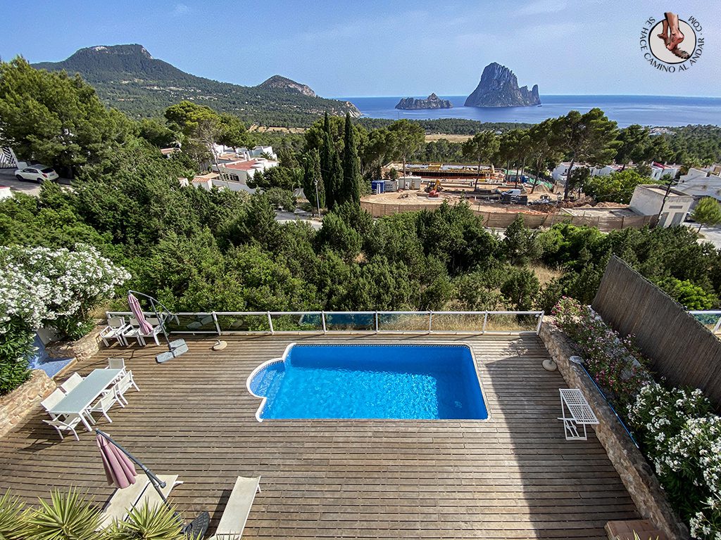 Villa con piscina en Ibiza suite vistas