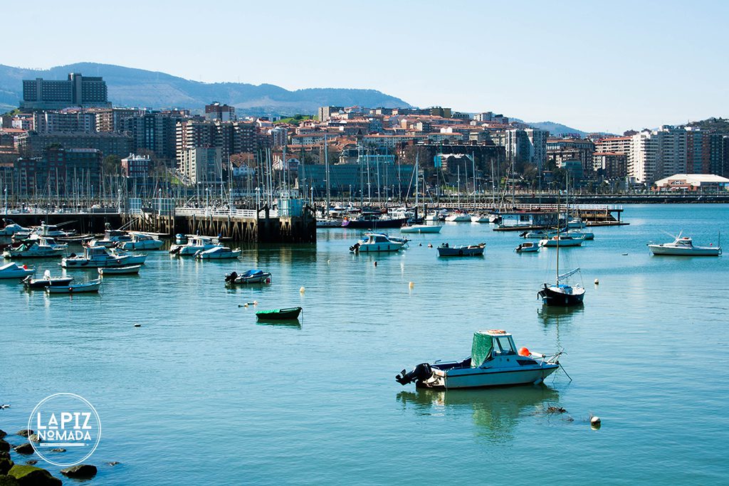 desembocadura ría Bilbao lápiz nómada