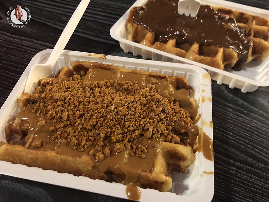 gofres de Bruselas churros waffle
